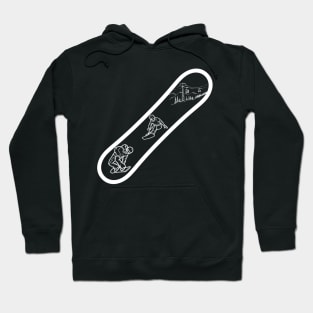 Lispe Snowboard Scene Hoodie